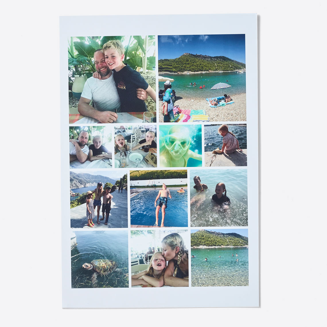 An image of 10" x 8" (25x20cm) Personalised Collage Photo Prints - Gloss | By Truprint